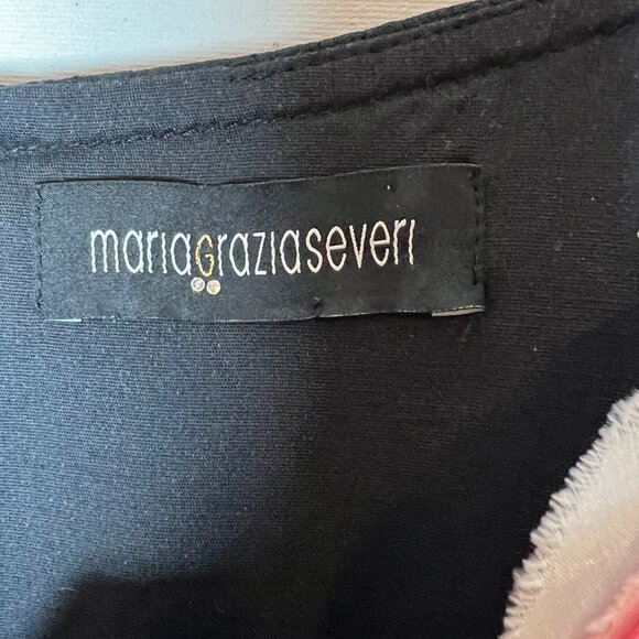 Thick fabric dark green dress size on a tag is 42, but fit size S - Picture 3 of 5